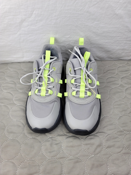 all in motion Other - All in Motion Men's Low Top Lace-Up Athletic Sneakers Gray/Neon Green